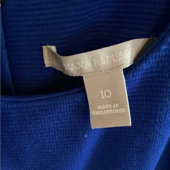 Banana Republic Royal Blue Midi Dress - Picture 4 of 5